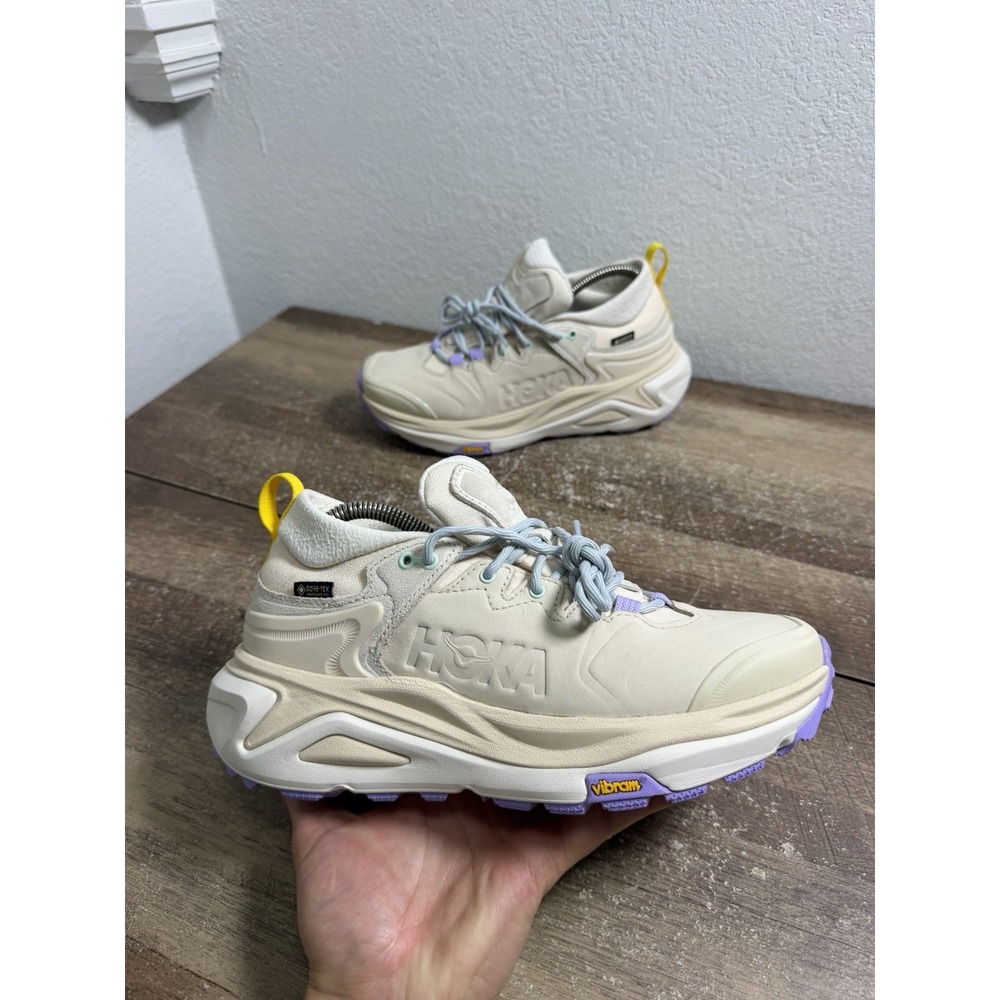 Hoka One One Kaha 3 Low GTX Vanilla Mint Hiking Shoe 1162533-VLM Women's 8.5B